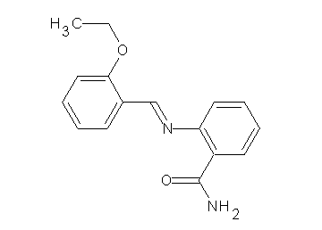2-[(2-ethoxybenzylidene)amino]benzamide