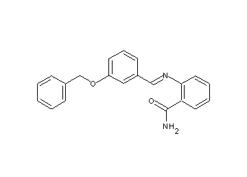 2-{[3-(benzyloxy)benzylidene]amino}benzamide