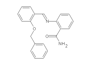 2-{[2-(benzyloxy)benzylidene]amino}benzamide