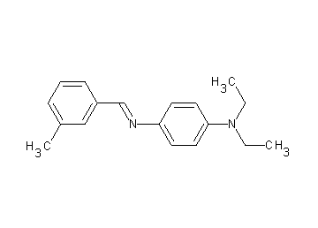 N,N-diethyl-N'-(3-methylbenzylidene)-1,4-benzenediamine