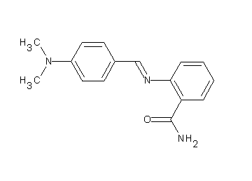 2-{[4-(dimethylamino)benzylidene]amino}benzamide
