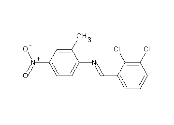 N-(2,3-dichlorobenzylidene)-2-methyl-4-nitroaniline - Click Image to Close