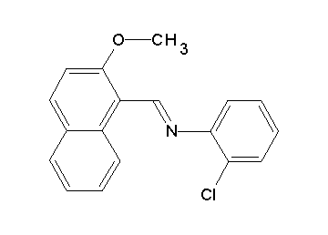 (2-chlorophenyl)[(2-methoxy-1-naphthyl)methylene]amine