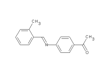 1-{4-[(2-methylbenzylidene)amino]phenyl}ethanone