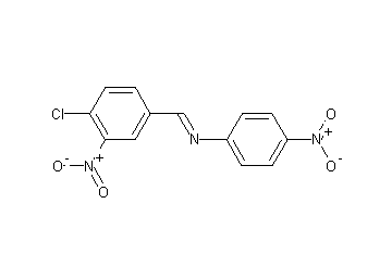 N-(4-chloro-3-nitrobenzylidene)-4-nitroaniline