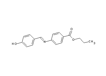 propyl 4-[(4-hydroxybenzylidene)amino]benzoate - Click Image to Close