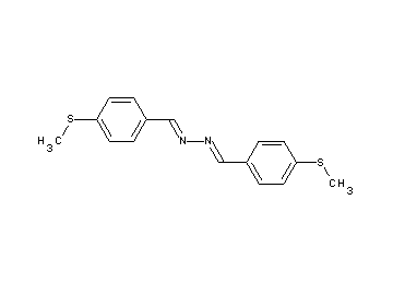 bis[4-(methylsulfanyl)benzylidene]hydrazine