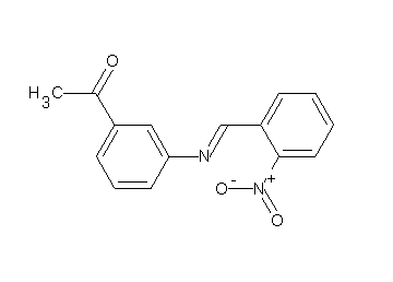 1-{3-[(2-nitrobenzylidene)amino]phenyl}ethanone
