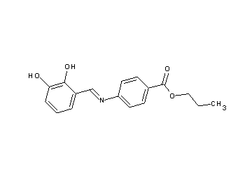propyl 4-[(2,3-dihydroxybenzylidene)amino]benzoate
