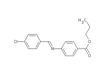 propyl 4-[(4-chlorobenzylidene)amino]benzoate