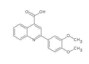 2-(3,4-dimethoxyphenyl)-4-quinolinecarboxylic acid