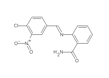2-[(4-chloro-3-nitrobenzylidene)amino]benzamide