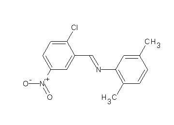 N-(2-chloro-5-nitrobenzylidene)-2,5-dimethylaniline