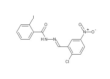 N'-(2-chloro-5-nitrobenzylidene)-2-iodobenzohydrazide