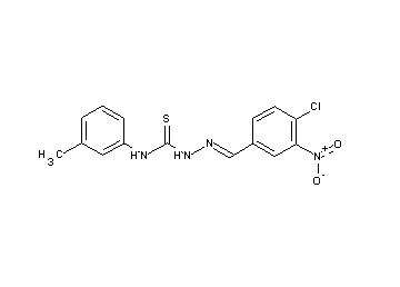 4-chloro-3-nitrobenzaldehyde N-(3-methylphenyl)thiosemicarbazone