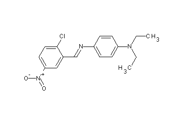 N'-(2-chloro-5-nitrobenzylidene)-N,N-diethyl-1,4-benzenediamine
