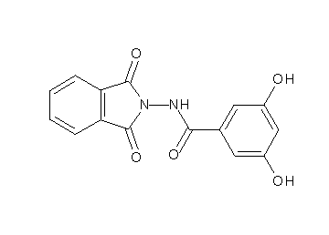 N-(1,3-dioxo-1,3-dihydro-2H-isoindol-2-yl)-3,5-dihydroxybenzamide - Click Image to Close