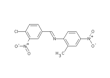N-(4-chloro-3-nitrobenzylidene)-2-methyl-4-nitroaniline