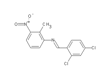 N-(2,4-dichlorobenzylidene)-2-methyl-3-nitroaniline