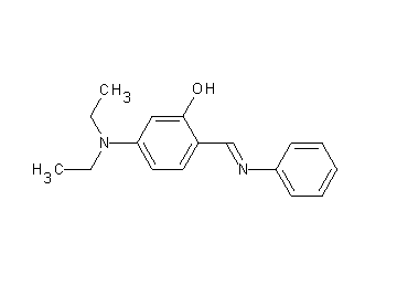 5-(diethylamino)-2-[(phenylimino)methyl]phenol