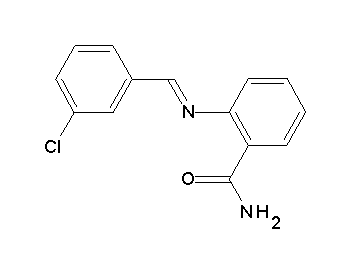 2-[(3-chlorobenzylidene)amino]benzamide