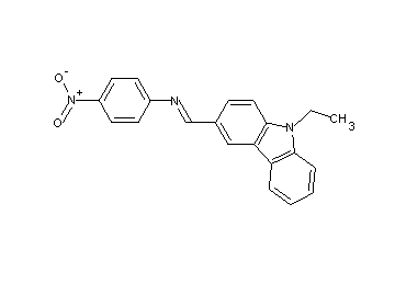 N-[(9-ethyl-9H-carbazol-3-yl)methylene]-4-nitroaniline