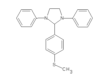 2-[4-(methylsulfanyl)phenyl]-1,3-diphenylimidazolidine