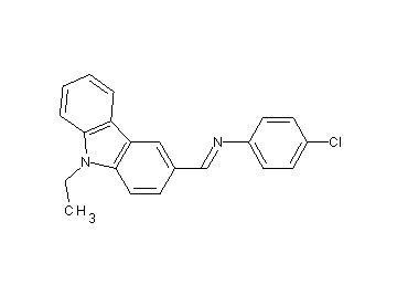 (4-chlorophenyl)[(9-ethyl-9H-carbazol-3-yl)methylene]amine