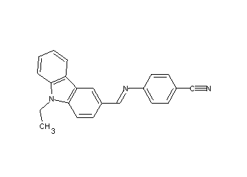 4-{[(9-ethyl-9H-carbazol-3-yl)methylene]amino}benzonitrile