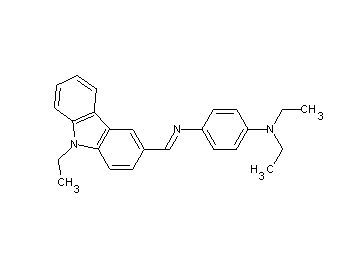 N,N-diethyl-N'-[(9-ethyl-9H-carbazol-3-yl)methylene]-1,4-benzenediamine