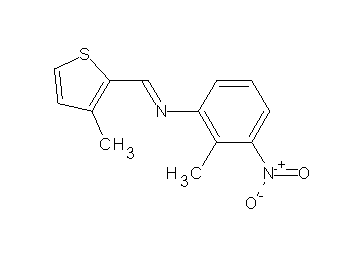 (2-methyl-3-nitrophenyl)[(3-methyl-2-thienyl)methylene]amine
