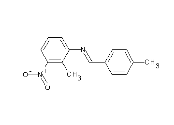 (4-methylbenzylidene)(2-methyl-3-nitrophenyl)amine