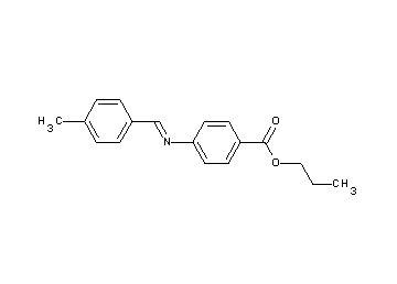propyl 4-[(4-methylbenzylidene)amino]benzoate