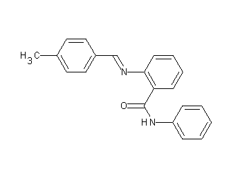 2-[(4-methylbenzylidene)amino]-N-phenylbenzamide