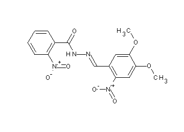 N'-(4,5-dimethoxy-2-nitrobenzylidene)-2-nitrobenzohydrazide