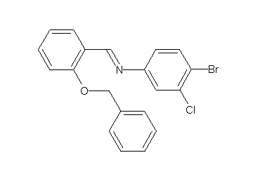 N-[2-(benzyloxy)benzylidene]-4-bromo-3-chloroaniline
