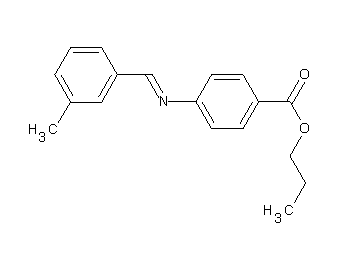 propyl 4-[(3-methylbenzylidene)amino]benzoate
