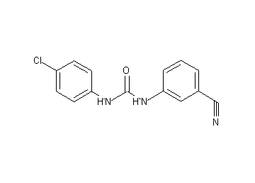 N-(4-chlorophenyl)-N'-(3-cyanophenyl)urea