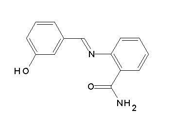 2-[(3-hydroxybenzylidene)amino]benzamide