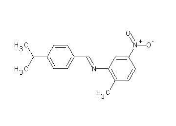 N-(4-isopropylbenzylidene)-2-methyl-5-nitroaniline