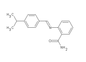 2-[(4-isopropylbenzylidene)amino]benzamide