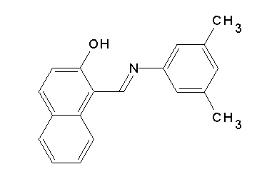 1-{[(3,5-dimethylphenyl)imino]methyl}-2-naphthol