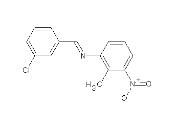 N-(3-chlorobenzylidene)-2-methyl-3-nitroaniline