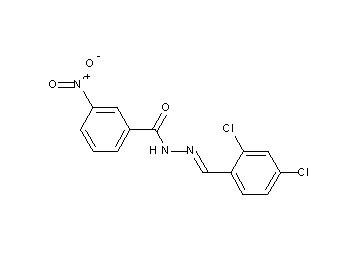 N'-(2,4-dichlorobenzylidene)-3-nitrobenzohydrazide
