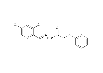 N'-(2,4-dichlorobenzylidene)-3-phenylpropanohydrazide - Click Image to Close