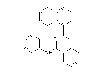 2-[(1-naphthylmethylene)amino]-N-phenylbenzamide