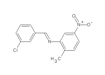 N-(3-chlorobenzylidene)-2-methyl-5-nitroaniline