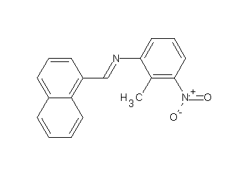 (2-methyl-3-nitrophenyl)(1-naphthylmethylene)amine