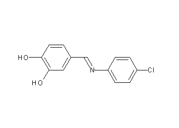 4-{[(4-chlorophenyl)imino]methyl}-1,2-benzenediol