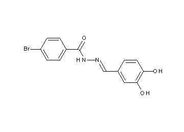 4-bromo-N'-(3,4-dihydroxybenzylidene)benzohydrazide